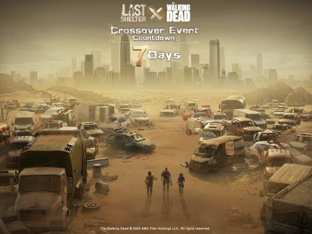 Mobile game IP collaborations - Last Shelter x The Walking Dead_Crossover Event Countdown